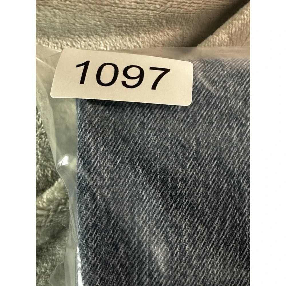 Levis‎ 501 Jeans 29x32 Blue Distressed Button Fly Straight Leg Denim Pants